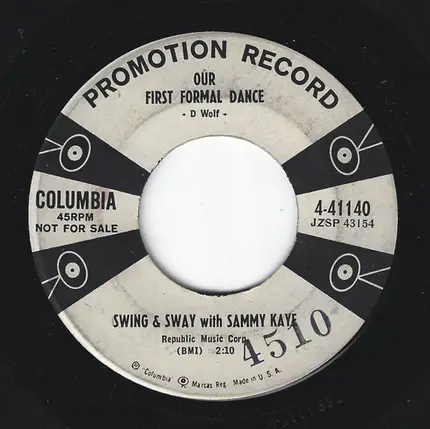 Swing And Sway With Sammy Kaye - That Girl Next Door / Our First Formal Dance