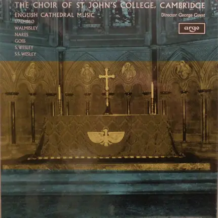 Walmisley / Nares 7 Goss / S. Wesley / S.S. Wesley - English Cathedral Music 1770 - 1860