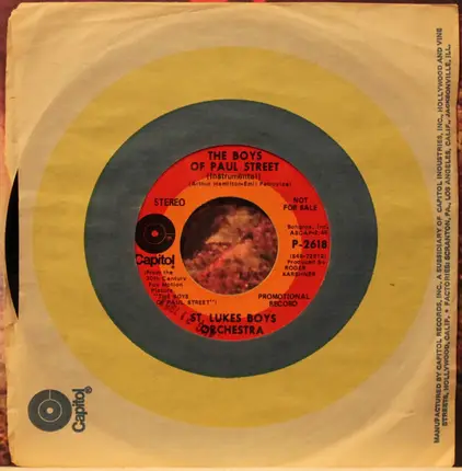 St. Lukes Boys Choir / St. Lukes Boys Orchestra - The Boys Of Paul Street