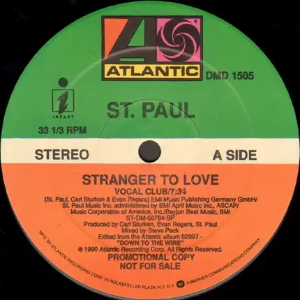 St. Paul - Stranger To Love