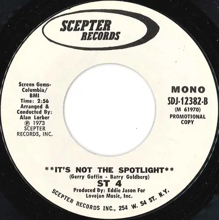 St4 - It's Not The Spotlight