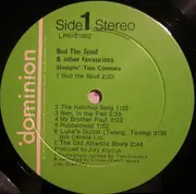 LP - Stompin' Tom Connors - Sings Bud The Spud And Other Favourites