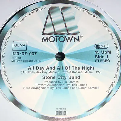 Stone City Band - All Day & All Of The Night
