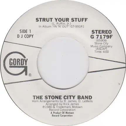 Stone City Band - Strut Your Stuff