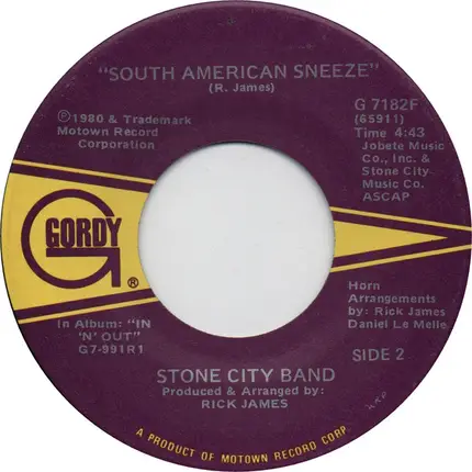 Stone City Band - Little Runaway / South American Sneeze