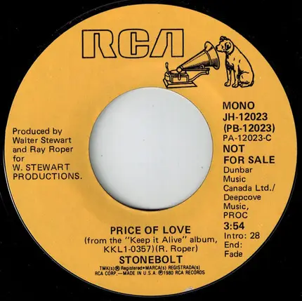 Stonebolt - Price Of Love