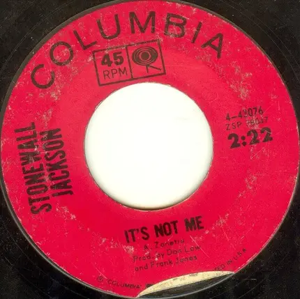 Stonewall Jackson - Don't Be Angry
