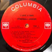 LP - Stonewall Jackson - I Love A Song - Mono
