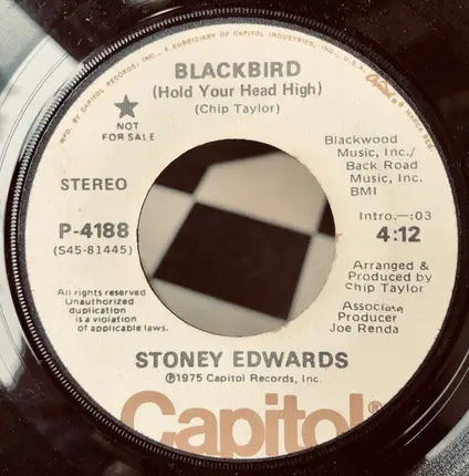 Stoney Edwards - Blackbird (Hold Your Head High)