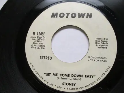 Stoney - Let Me Come Down Easy