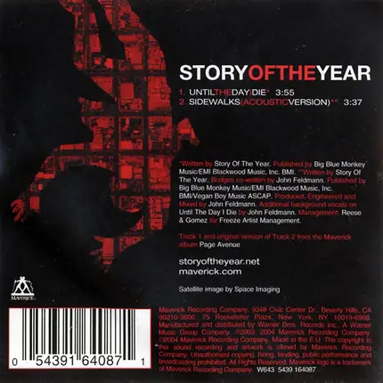 Story Of The Year - Until The Day I Die / Sidewalks