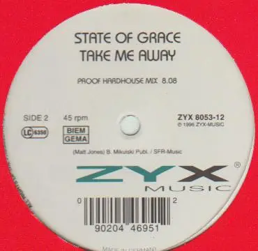 State Of Grace, Nation Of Grace - Take Me Away
