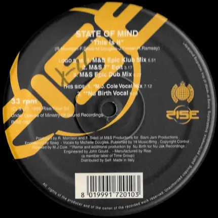 State Of Mind - This Is It