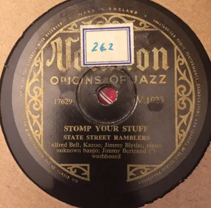 State Street Ramblers - Wild Man Stomp / Stomp Your Stuff