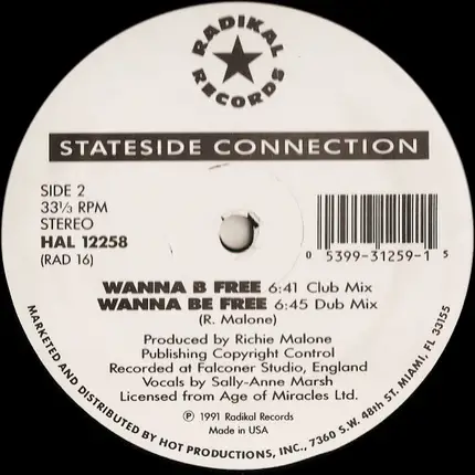 Stateside Connection - Wanna B Free