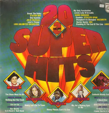 Status Quo, Procol Harum, Black Sabbath, a.o. - 20 super hits
