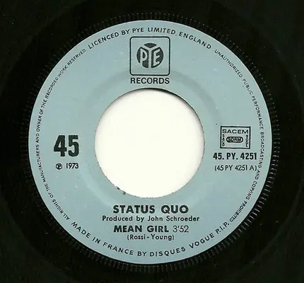 Status Quo - Mean Girl
