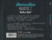 Double CD - Status Quo - Aquostic II : That's A Fact ! - Deluxe Edition, Digipak