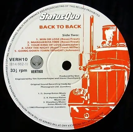 Status Quo - Back to back