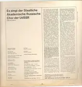 LP - Staatliche Akademische Russische Chor der UdSSR - Es singt der Staatliche Akademische Russische Chor der UdSSR