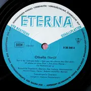 LP - Verdi / Staatskapelle Dresden - Othello Opernquerschnitt - Mono