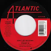 7inch Vinyl Single - Stacey Q - Music Out Of Bounds / Don't Let Me Down