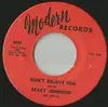 7inch Vinyl Single - Stacy Johnson - Don't Believe Him / Consider Yourself
