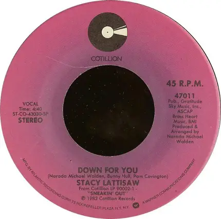 Stacy Lattisaw - Don't Throw It All Away