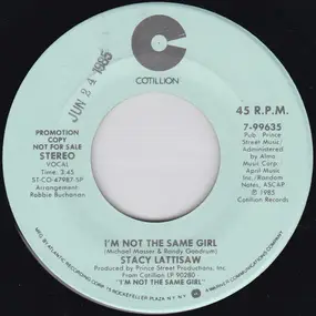 Stacy Lattisaw - I'm Not the Same Girl