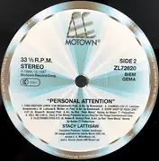 LP - Stacy Lattisaw - Personal Attention