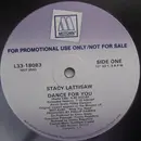 12'' - Stacy Lattisaw - Dance For You - Promo