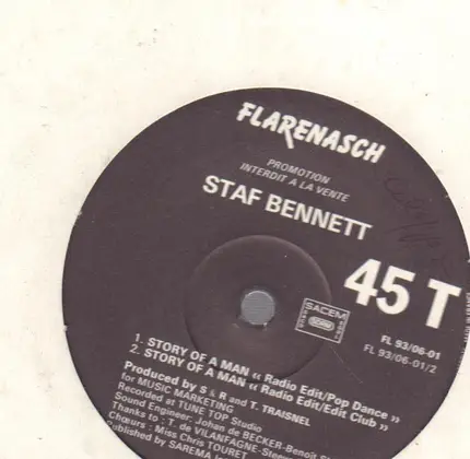 Staf Bennett - Story Of A Man