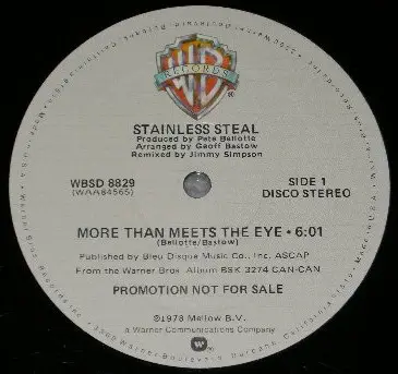 Stainless Steal - More Than Meets The Eye / It All Comes Down To Love