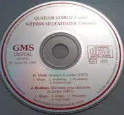 CD - Stamic Quartet - Quatuor A Cordes · Quintette Pour Clarinette Et Cordes