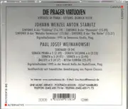 Double CD - Stamitz / Weiwanowski / Oldrich Vlcek - Prager Virtuosen - Die Grossen Böhmischen Komponisten Folge 3