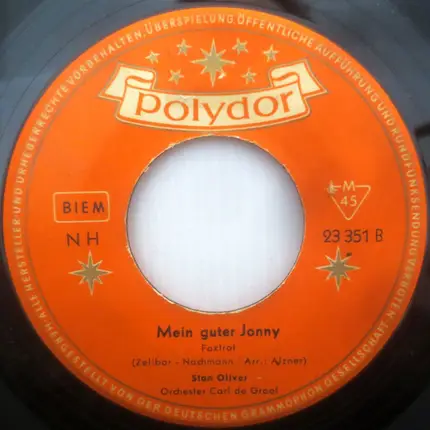 Stan Oliver - Daddy, Geh' Nicht Fort Von Alabama