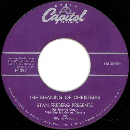 Stan Freberg - Green Chri$tma$ / The Meaning Of Christmas