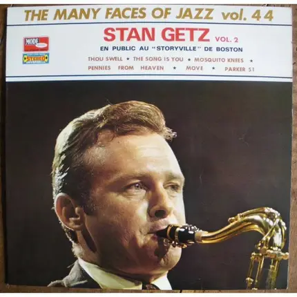 Stan Getz - En Public Au 'Storyville' De Boston Vol.2