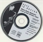 CD - Stan Getz Quintet - Getz In Boston • Live At The Hi-Hat 1953 • Vol. 2