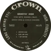 LP - Stan Getz - Groovin' High - Mono