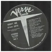 LP - Stan Getz - Didn't We