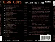 CD - Stan Getz - Live From 1952 To 1955