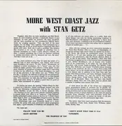 LP - Stan Getz - More West Coast Jazz - Mono, obi