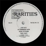 LP - Stan Getz - The Early Days - In Scandinavia With Oscar Pettiford