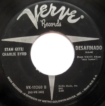 Stan Getz - Theme From Dr. Kildare  (Three Stars Will Shine Tonight) / Desafinado