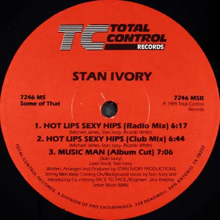 Stan Ivory - Music Man