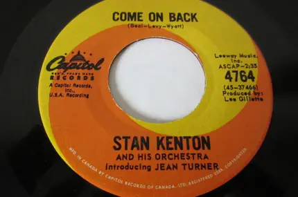 Stan Kenton And His Orchestra Introducing Jean Turner - Warm Blue Stream