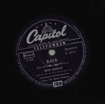Stan Kenton - Baia / All About Ronnie