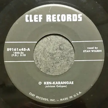 Stan Wilson - O Ken-Karangae