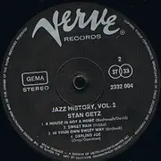Double LP - Stan Getz - Jazz-History Vol. 2